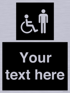 Custom information: black panel disabled and male